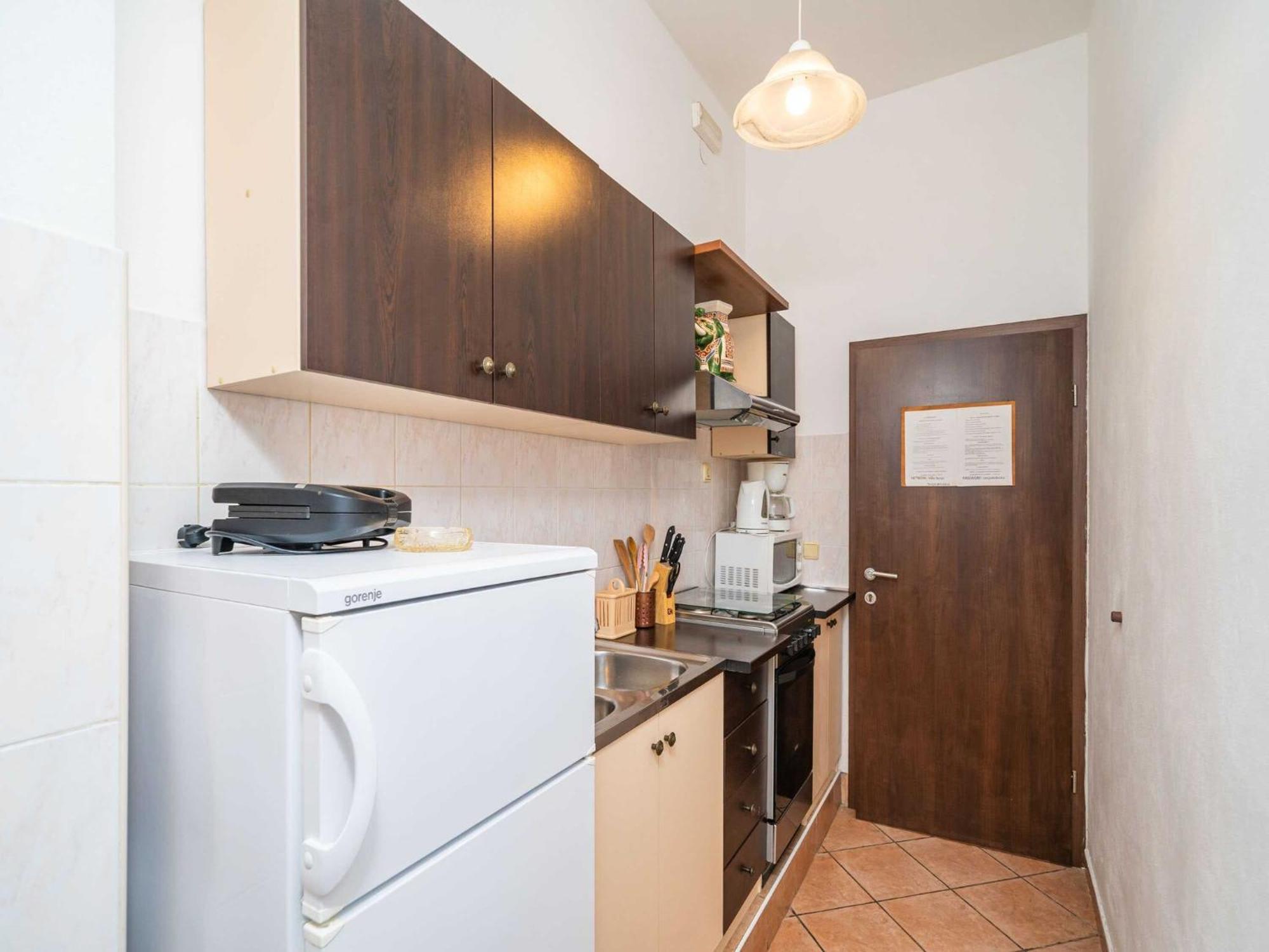 Apartments Senjo - Studio Apartment With Balcony With Side Sea View Apartman 4 챠브타트 외부 사진